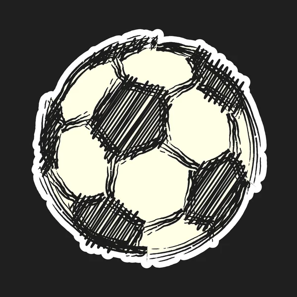 サッカー ボール。サッカーの背景。eps8 をベクトルします。 — ストックベクタ