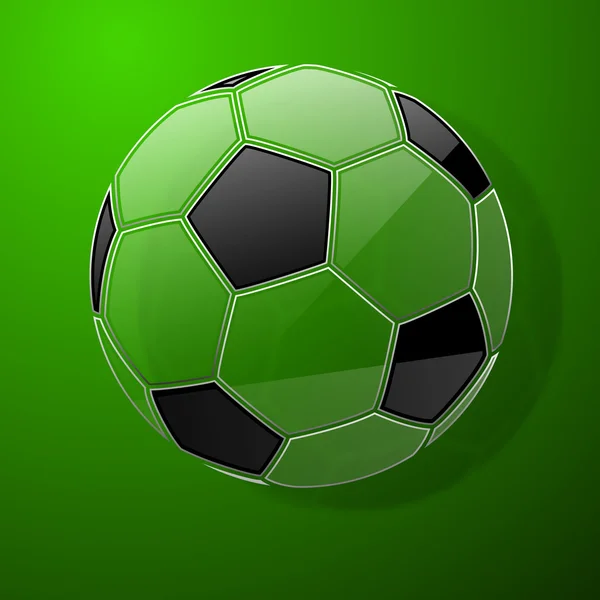 Glas fotboll. vektor illustration eps10 — Stock vektor