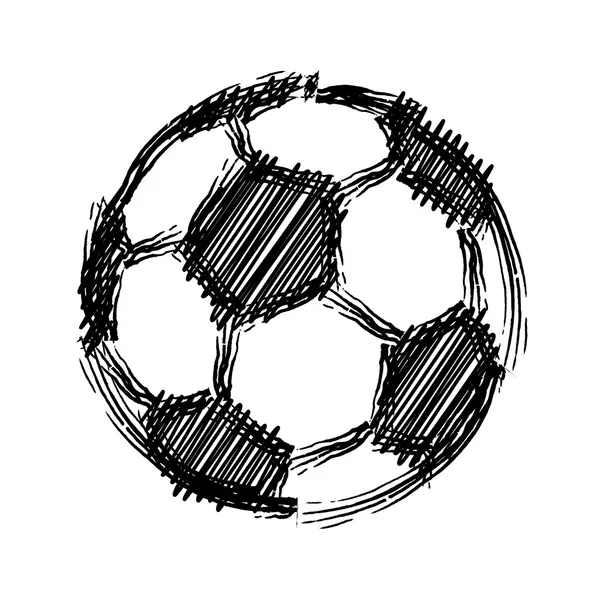 Futball ikon vektor illusztráció — Stock Vector