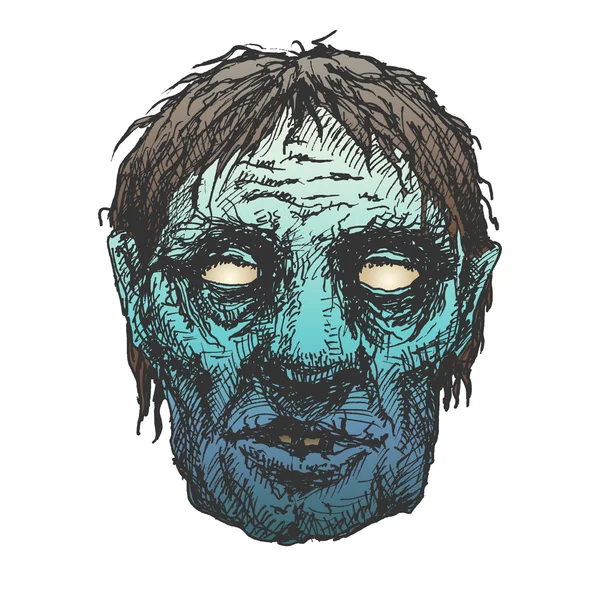 Affisch zombie utbrott. vektor illustration — Stock vektor