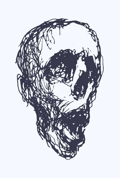 Det är Zombie. Handritad vektor illustration. — Stock vektor