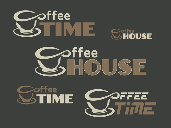 Kaffeepause Hipster Stilisiertes Plakat Vektorillustration — Stockvektor