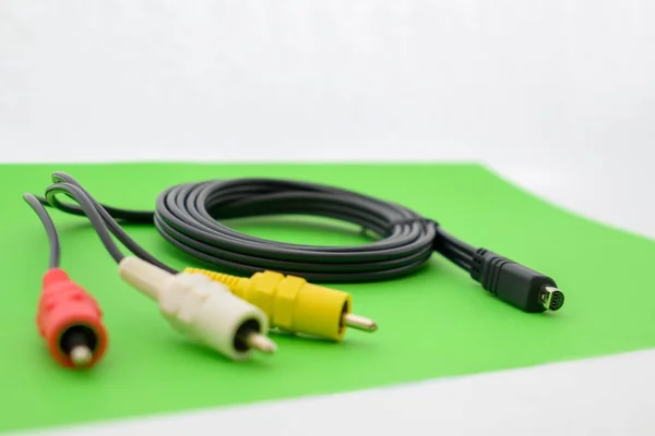 Cable Pin Dvi Rca Video — 스톡 사진