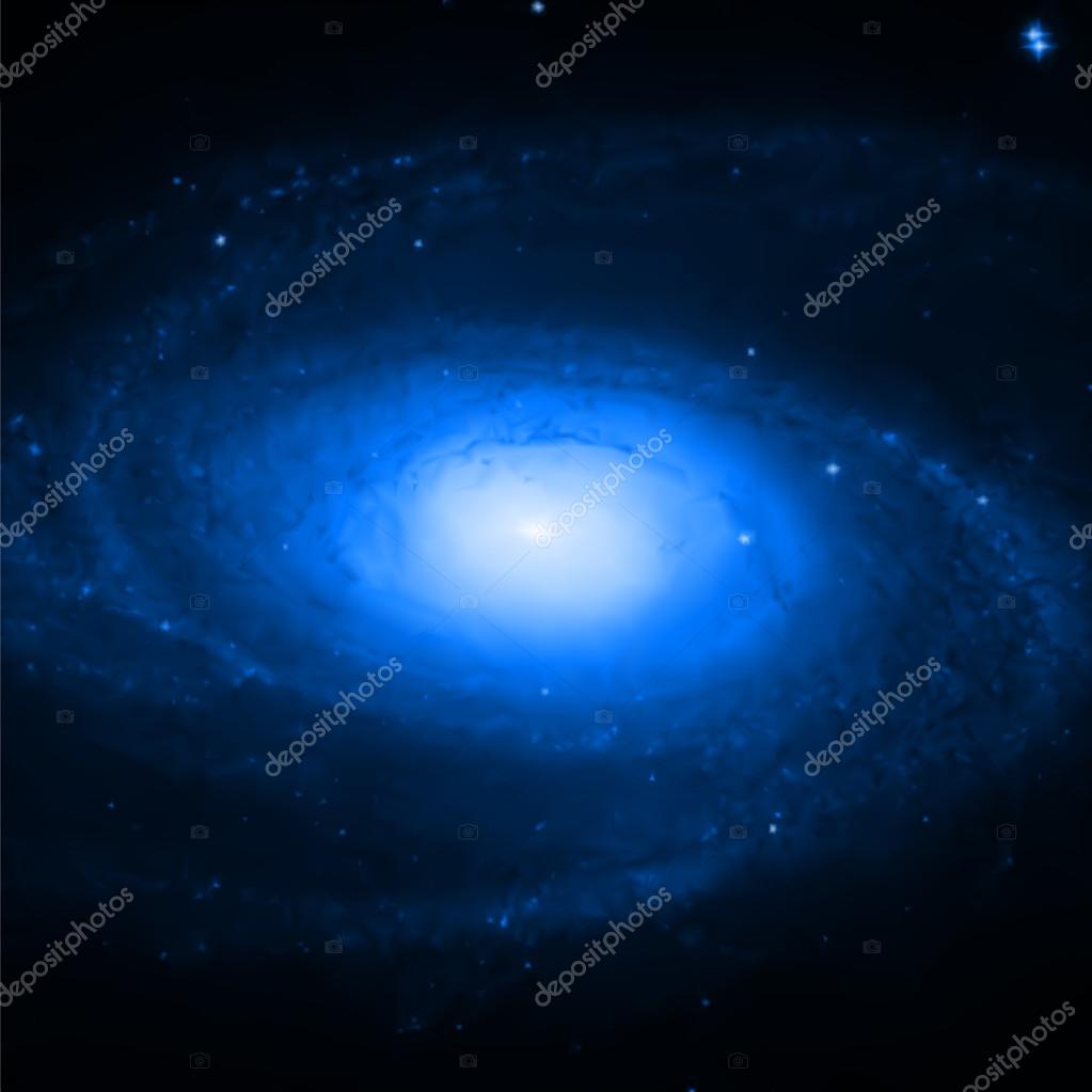 Illustration of Spiral Galaxy. Vector — Stock Vector © emaria #27051757