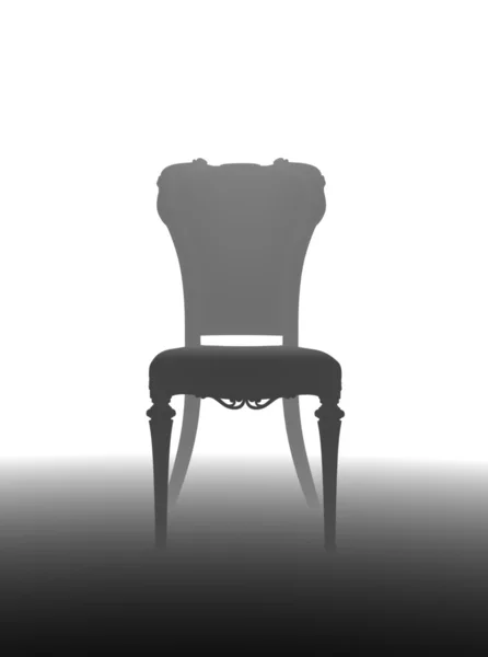 Chair silhouette — Stock Photo, Image