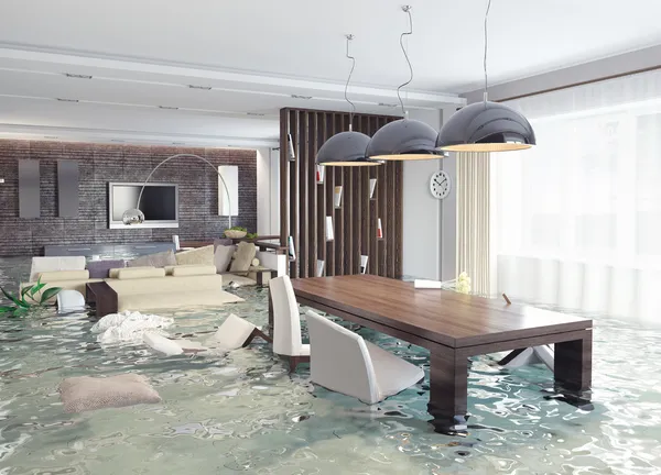 Flooding  interior — Stock Photo, Image