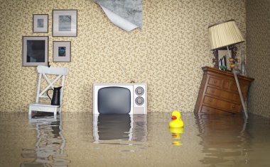 Flooded interior  clipart