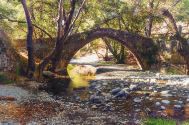 Kelefos, ortaçağ Venedik Köprüsü taş. Baf bölgesi, Kıbrıs