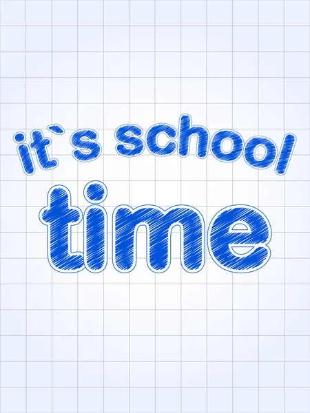Es hora de ir a la escuela — Foto de Stock