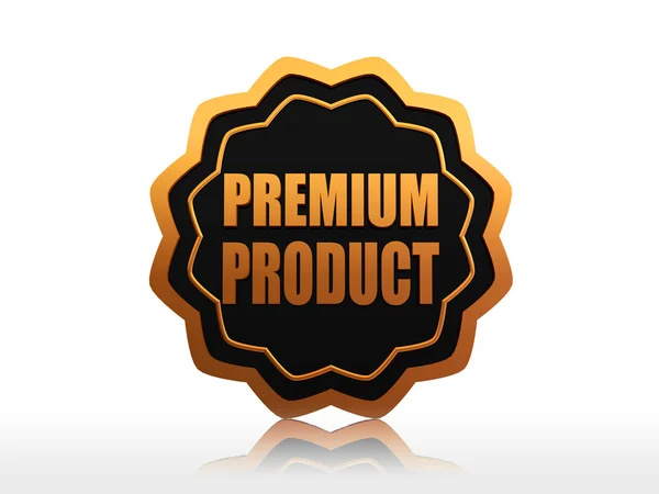 Etiqueta estrella de producto premium — Foto de Stock