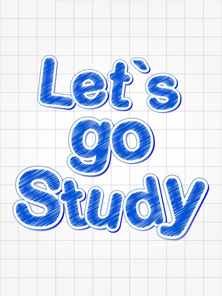 Vamos a estudiar. — Foto de Stock