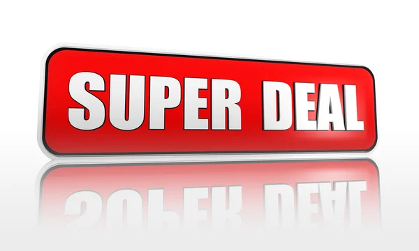 Super deal banner — Stock Photo, Image