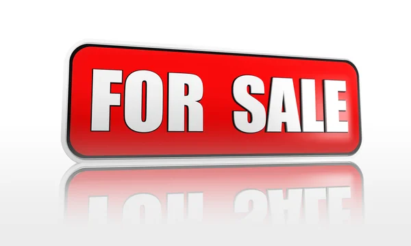 For sale banner — Stock Photo, Image