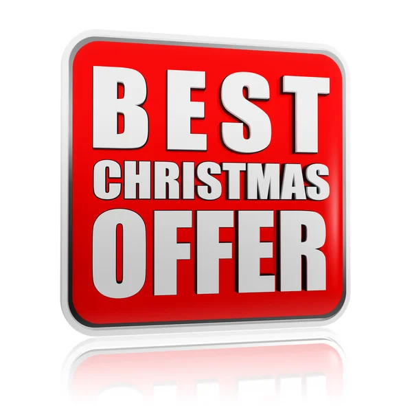 Best christmas offer banner — Stock Photo, Image