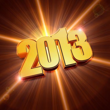 parlak ışınları ile altın yıl 2013