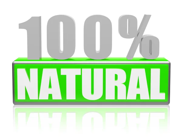 100% naturais — Fotografia de Stock
