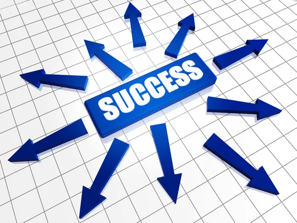 Success and arrows — Stock Photo, Image