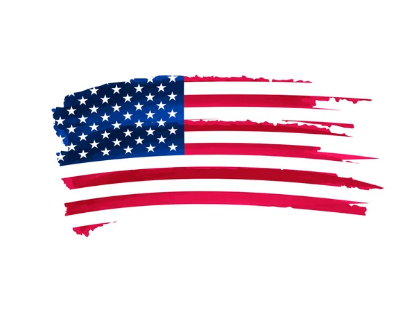 USA flag drawing — Stock Photo, Image