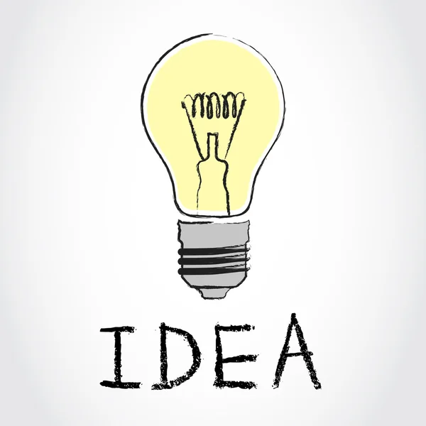 Light bulb idea — Stock Photo, Image