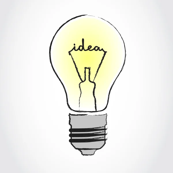 Light bulb idea — Stock Photo, Image