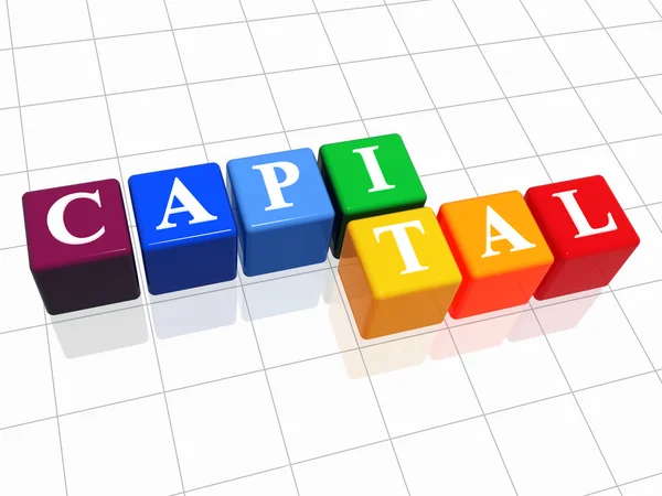 Capital na cor 2 — Fotografia de Stock