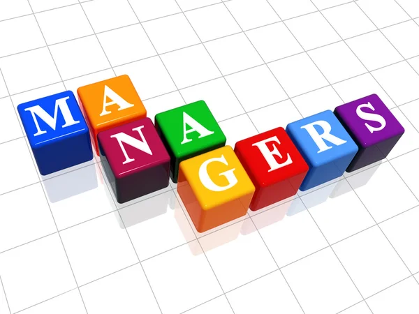 Managers in colour 2 — Stock Photo, Image