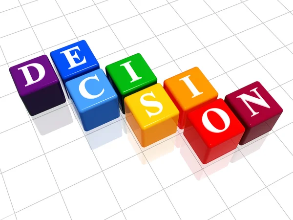 Decision in colour — Stock Photo, Image