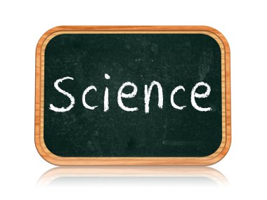 Bilim blackboard afiş