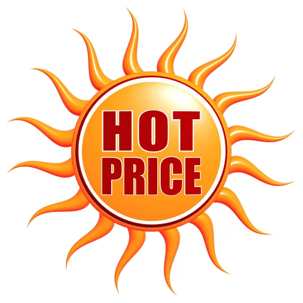 Preço quente — Fotografia de Stock