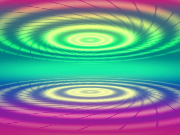 Círculos concéntricos de color abstracto — Foto de Stock