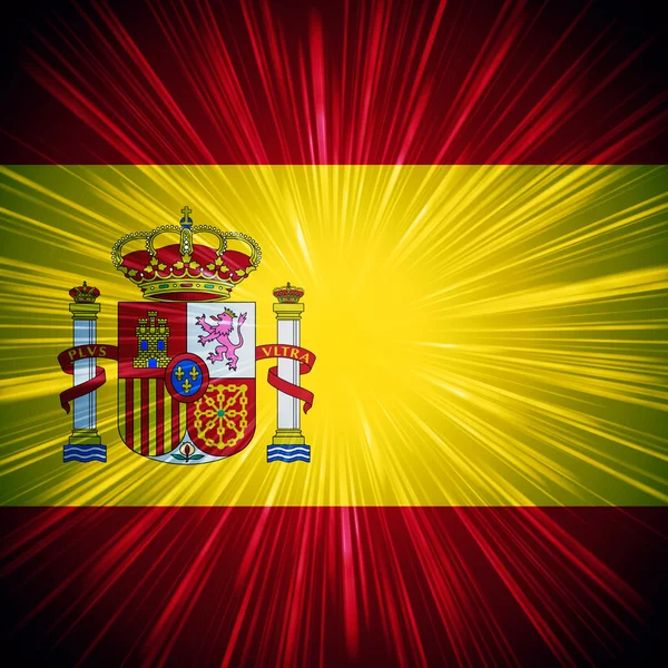 Spanish flag — Stock Photo, Image