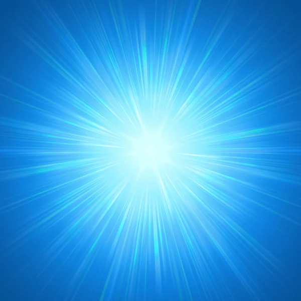 Lysande blå lampor — Stockfoto