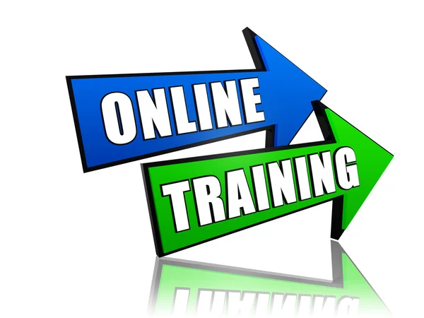 Online training in arrows — Stock Photo, Image