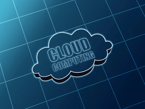 Cloud computing — Stock Photo, Image