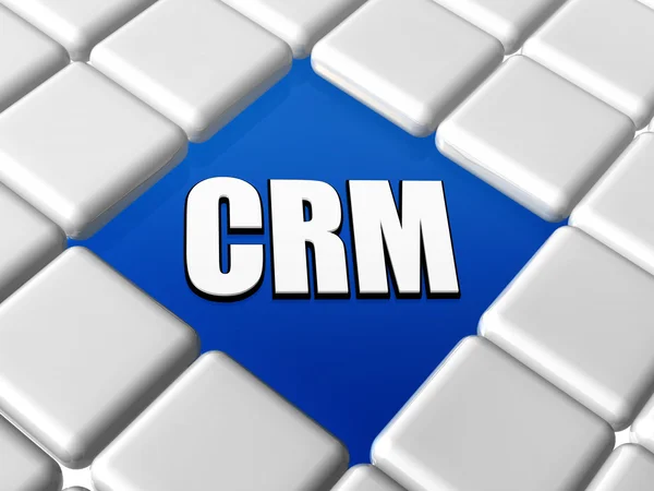 CRM in boxes — Stock Photo, Image