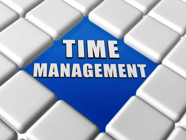 Time management in boxes — Stock Photo, Image