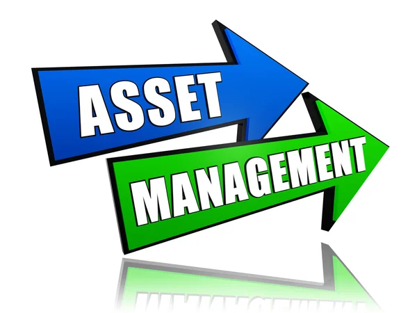 Asset management i pilar — Stockfoto