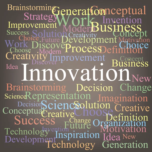 Innovation tagcloud — Stock vektor