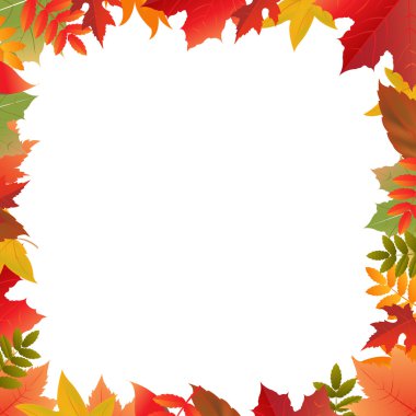 sonbahar renk çerçeve