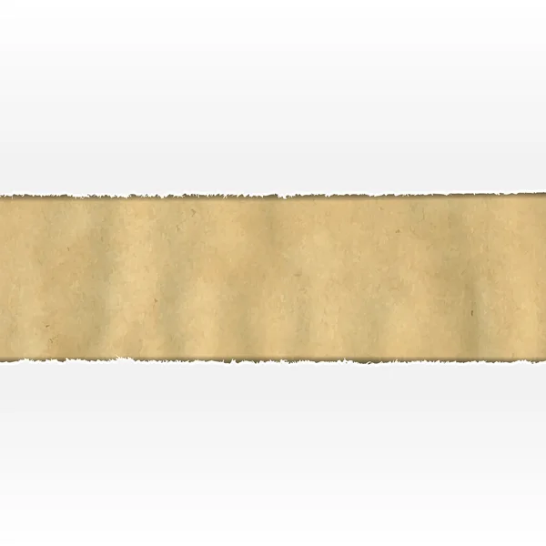 Старая порванная бумага с белой бумагой — стоковый вектор
