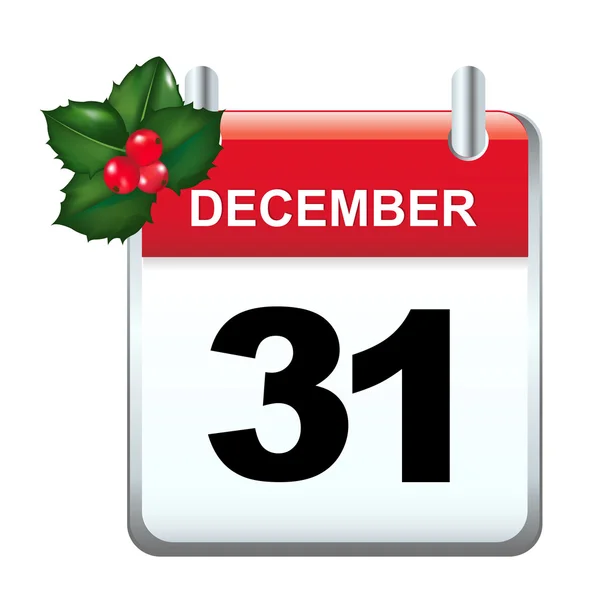 Calendario di Natale — Vettoriale Stock