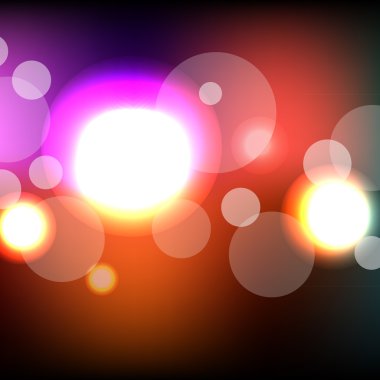 yuvarlak bokeh arka plan