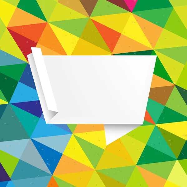 折り紙でヴィンテージ色の背景 — ストックベクタ