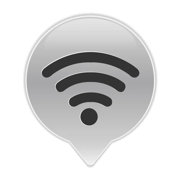Gri wifi sembolü — Stok Vektör