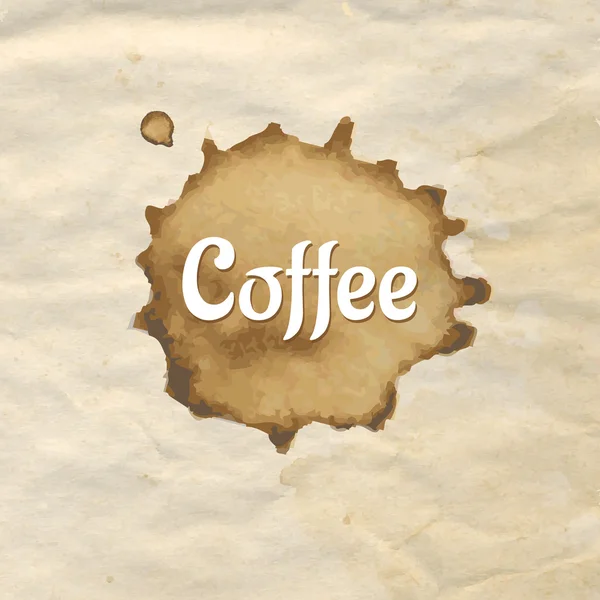 Wzór papieru z kawy — Wektor stockowy