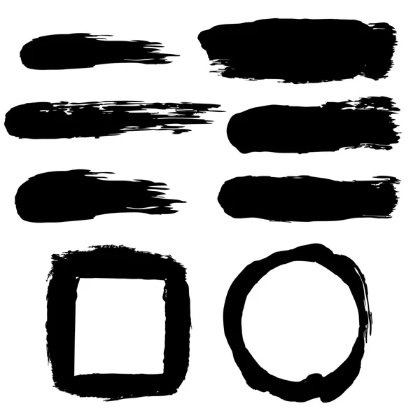 Blobs noirs — Image vectorielle