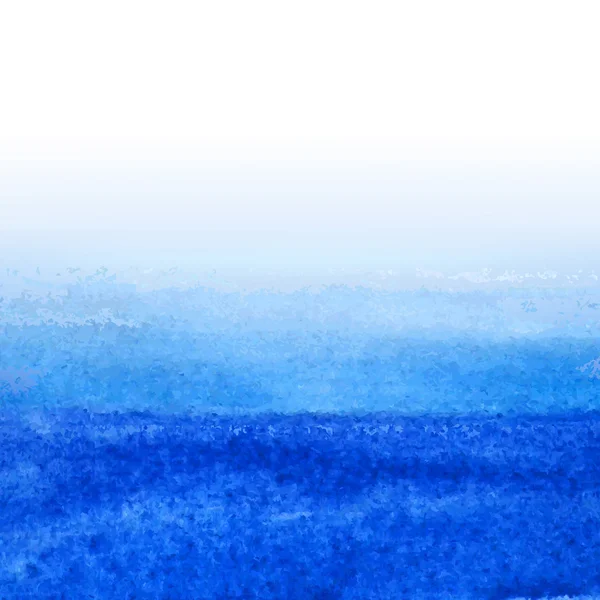 Fundo aquarela azul — Vetor de Stock