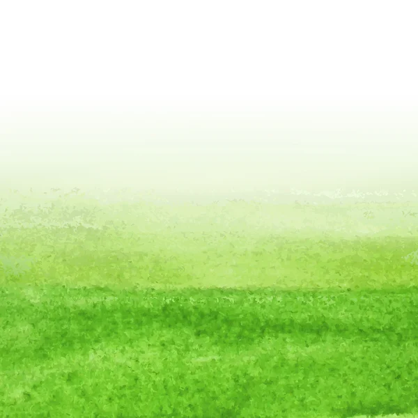 Grüner Aquarell-Hintergrund — Stockvektor