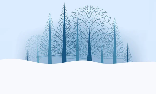 Bannière d'hiver avec sapin Illustrations De Stock Libres De Droits