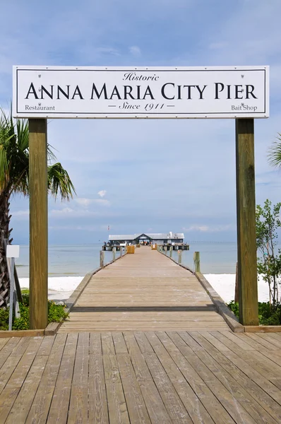Anna Maria City Pier — Stock Photo, Image
